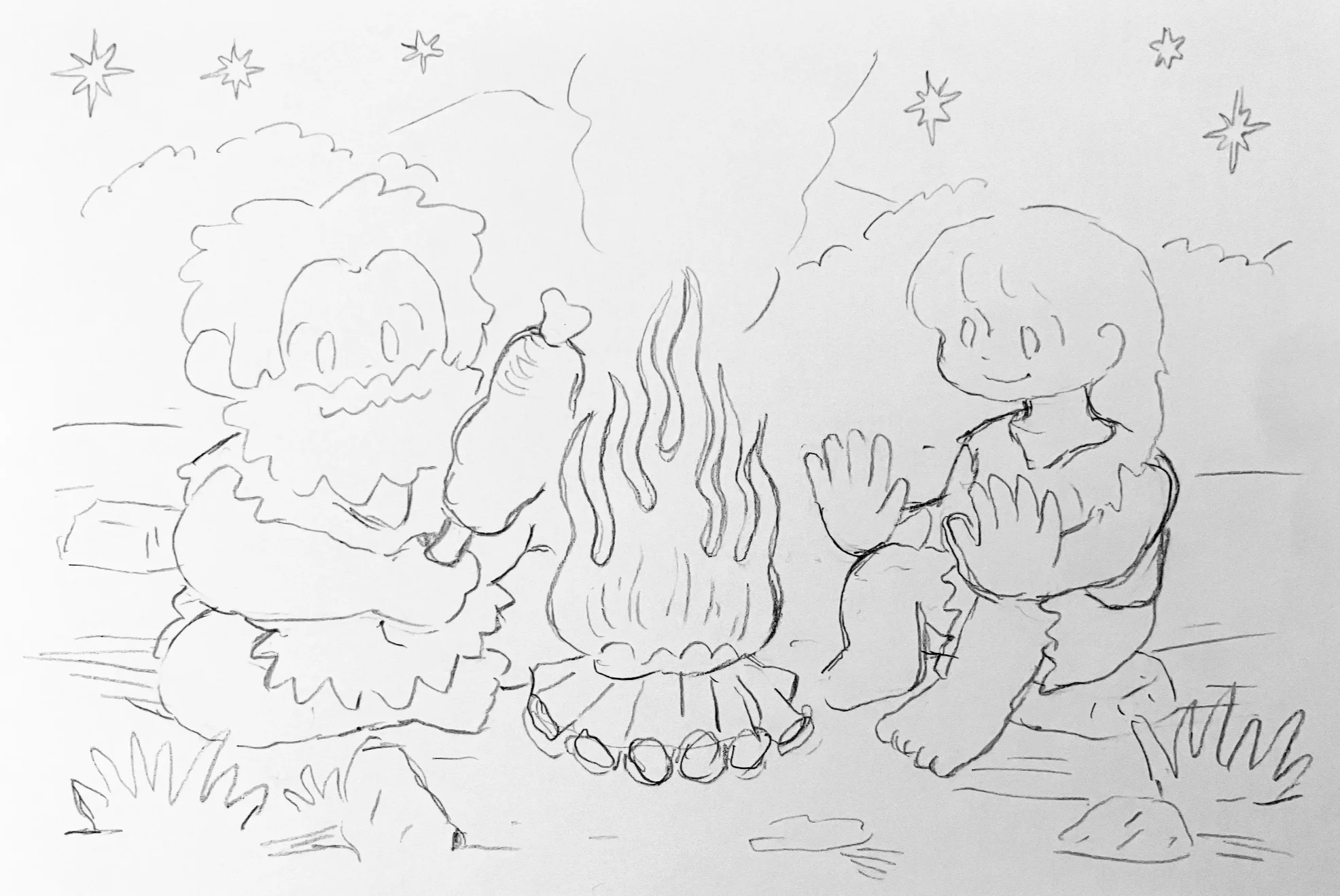 ただし下書きはした。
